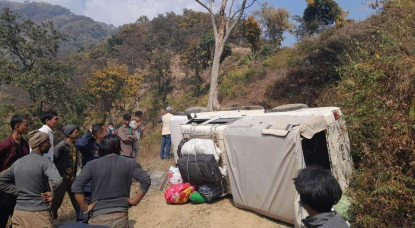 डडेल्धुरामा जीप दुर्घटना, १ जनाको मृत्यु